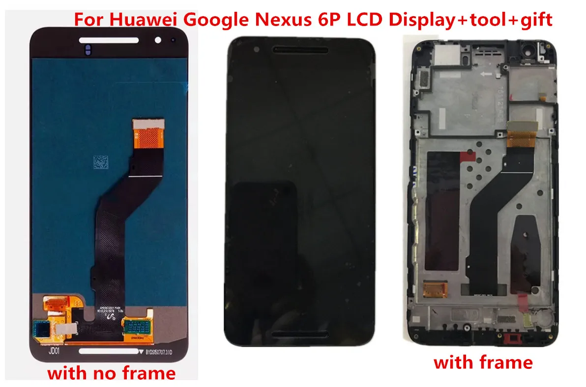 100% Оригинальный Новый ЖК-дисплей для huawei Google Nexus 6P H1511 H1512 с сенсорным экраном и
