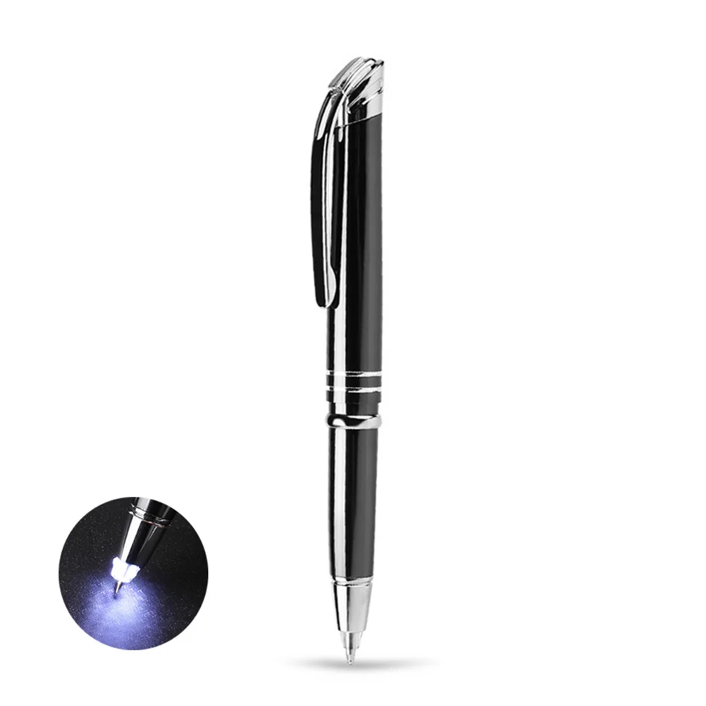 2pcs Led Ballpoint Pens Writing Pen Black Ink Fine Tip For Kids Students School Office Stationery Supplies - 6