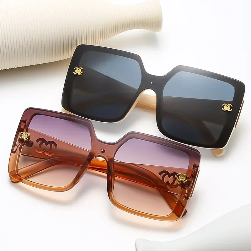 Women's Retro Driving Sunglasses Oversized Gradient Shade UV400 driving sunglasses