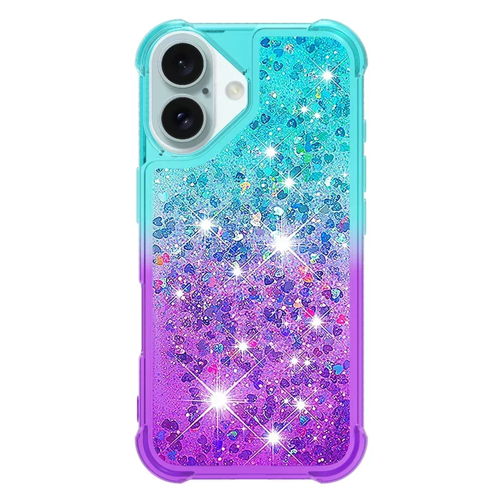 Bling Moving Liquid Glitter TPU Protective Waterfall Phone Case