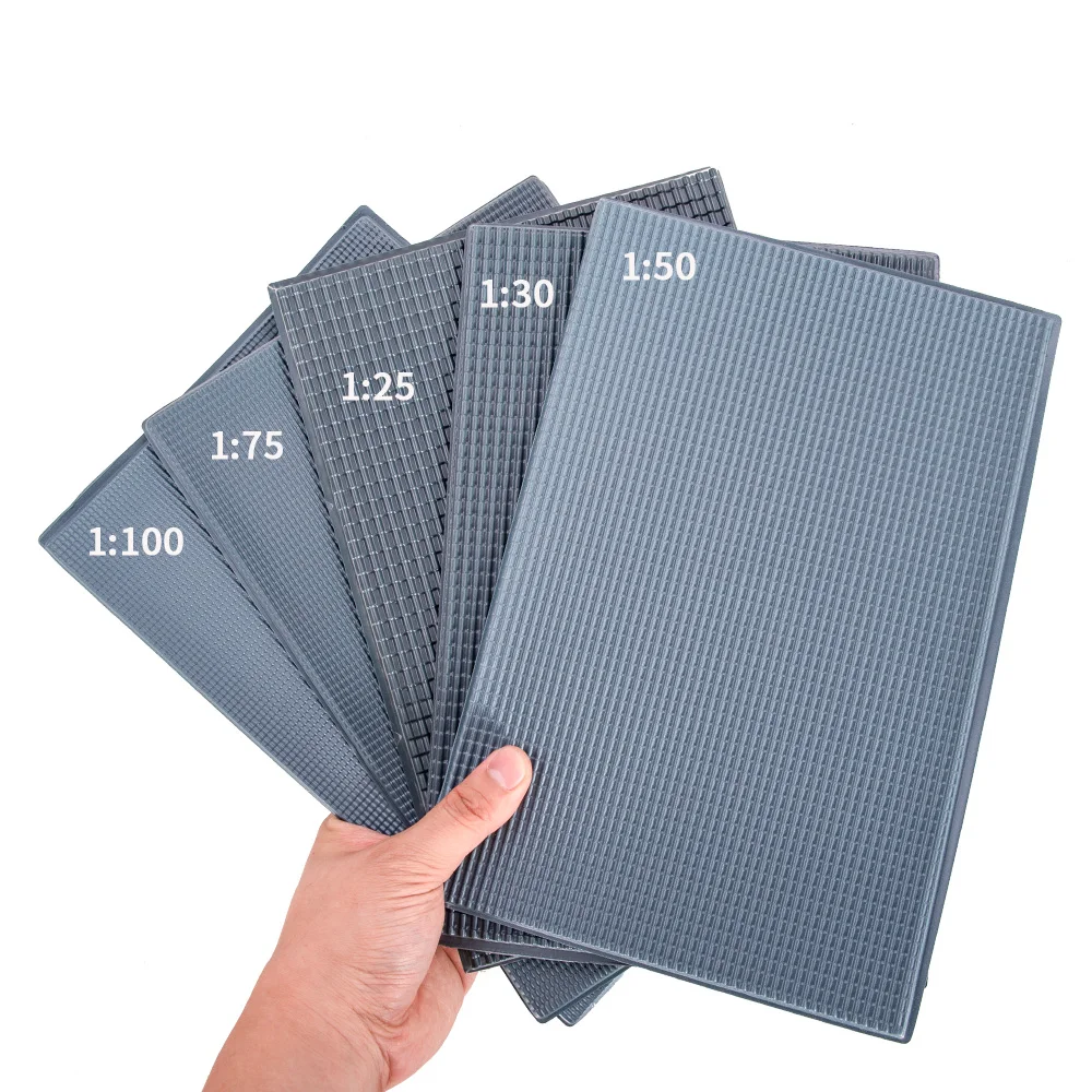 체중계 시뮬레이션 미니어처 하우스 지붕 타일 모델, PVC 장난감, 건축 건축 재료, 디오라마용 DIY 모델 제작, 2 개