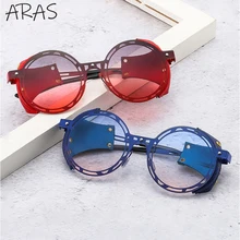 

Steampunk Rimless Sunglasses Men 2022 Luxury Brand Fashion Small Round Sun Glasses Women Vintage Punk Frameless Sunglass Unisex