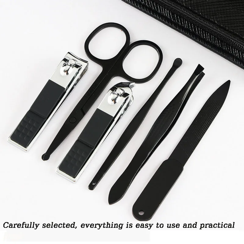 Nail Clipper Set 6Pcs Manicure Pedicure Kit Portable For Men and Women