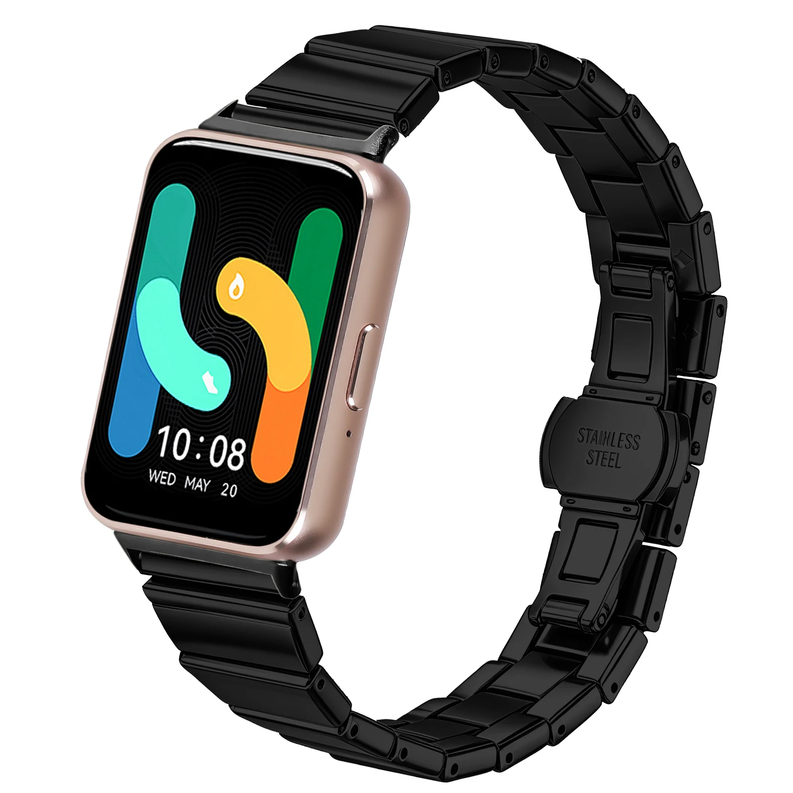 Luxury Stainless Steel Metal Strap