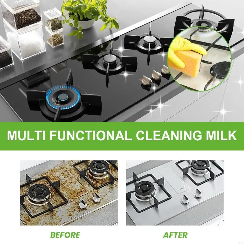 94PC Kitchen Oil Removers Keep Your Cooking Kitchen Clean 100ml Cleaner Milk Agent Degreaser