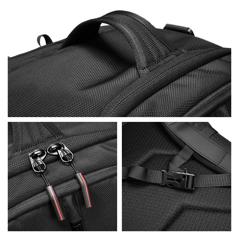 Man Backpack Men Travel Bag Luxury Outdoor Hiking Bag Black Laptop Bag Large Capacity Multifunctional Sports Waterproof Handbag 5