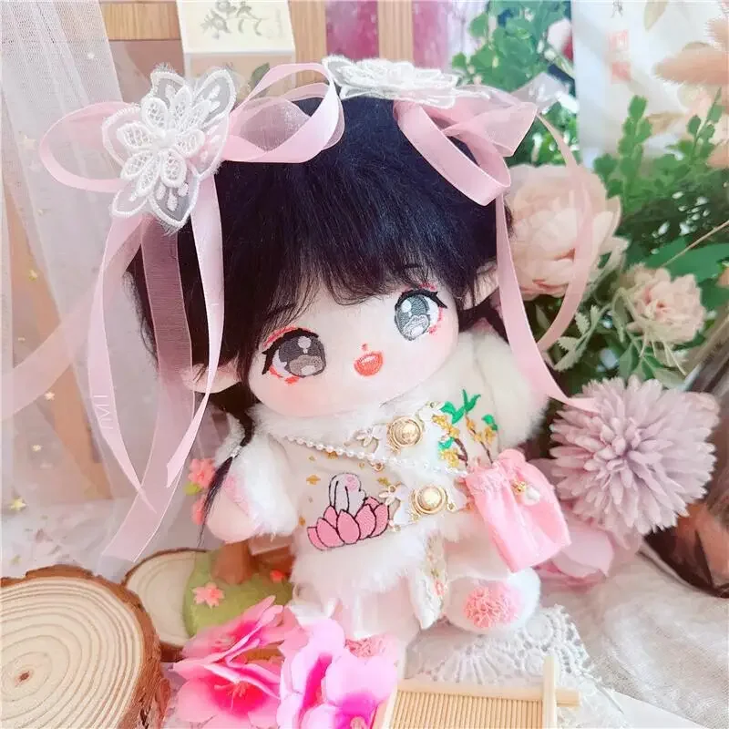 

20cm Doll Clothes Lovely satchel bag dress Suit Outfit Dolls Accessories for Korea Kpop EXO Cotton Idol Dolls Gift DIY Toys