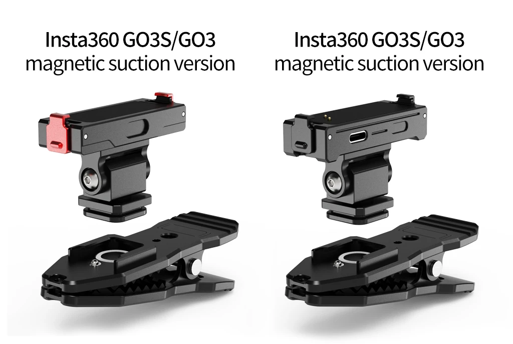 GO 3S Magnetische Halterung Ladestation Schnellverschluss Halterung Motorrad Lenker Klemme für Insta360 Go 3 3S OSMO 360 Kamera Halter – Detail 22