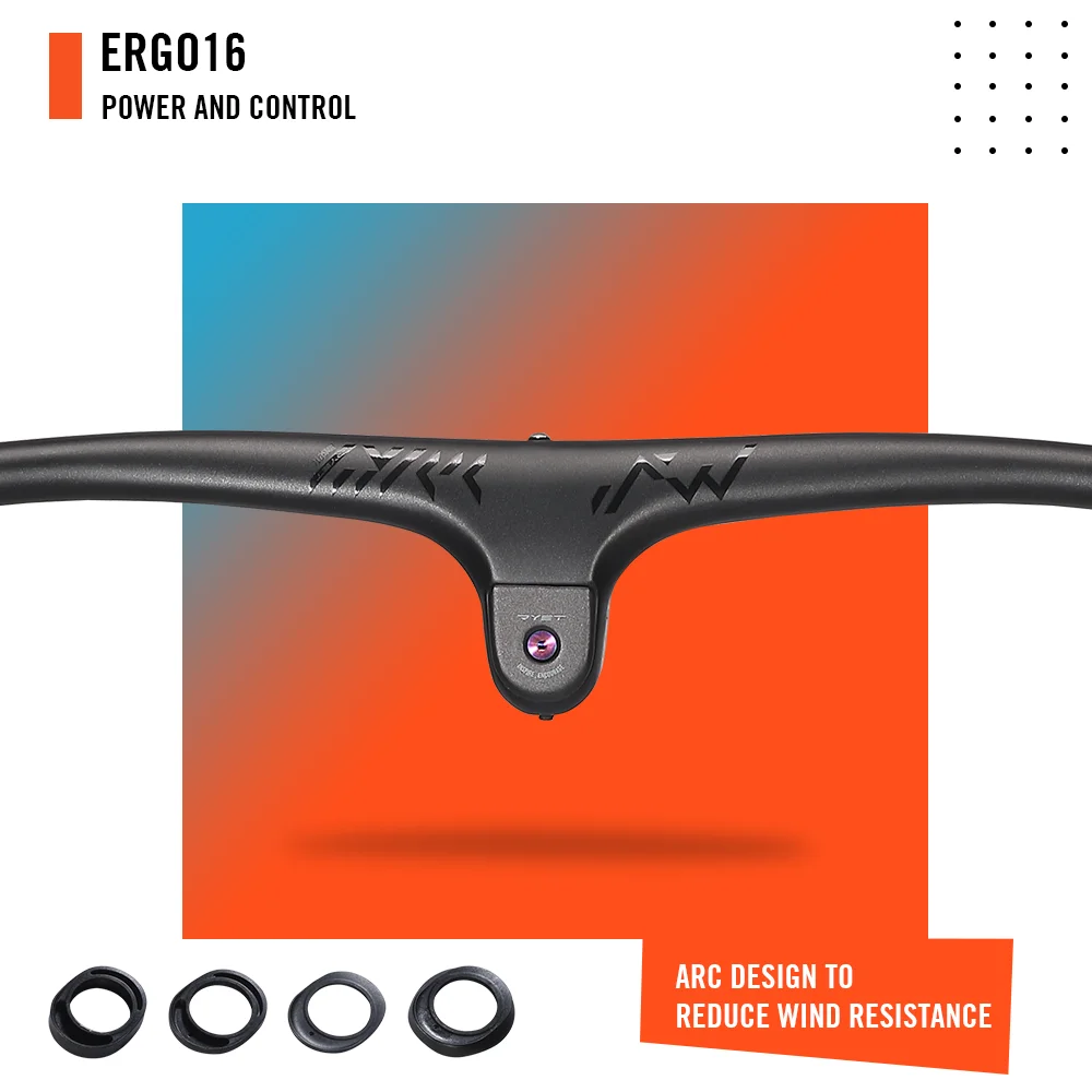 RYET T1000 Carbon MTB Handlebar 28.6 810mm UD Matte Black Integrated