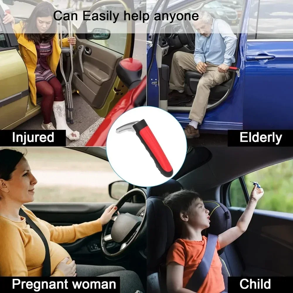 Maniglia di Assistenza per Portiera Auto 2 in 1, Maniglia Multifunzione per Veicoli, Rompivetro Portatile, Maniglia di Assistenza per Auto - Image 6