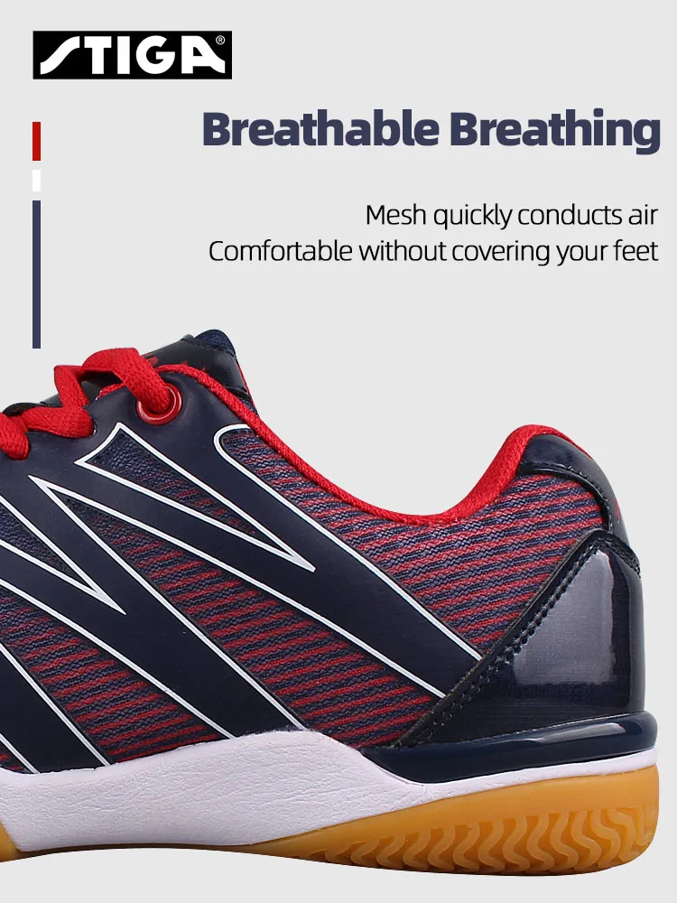 Stiga Table Tennis Shoes Professional Breathable Non-slip Training Sneakers