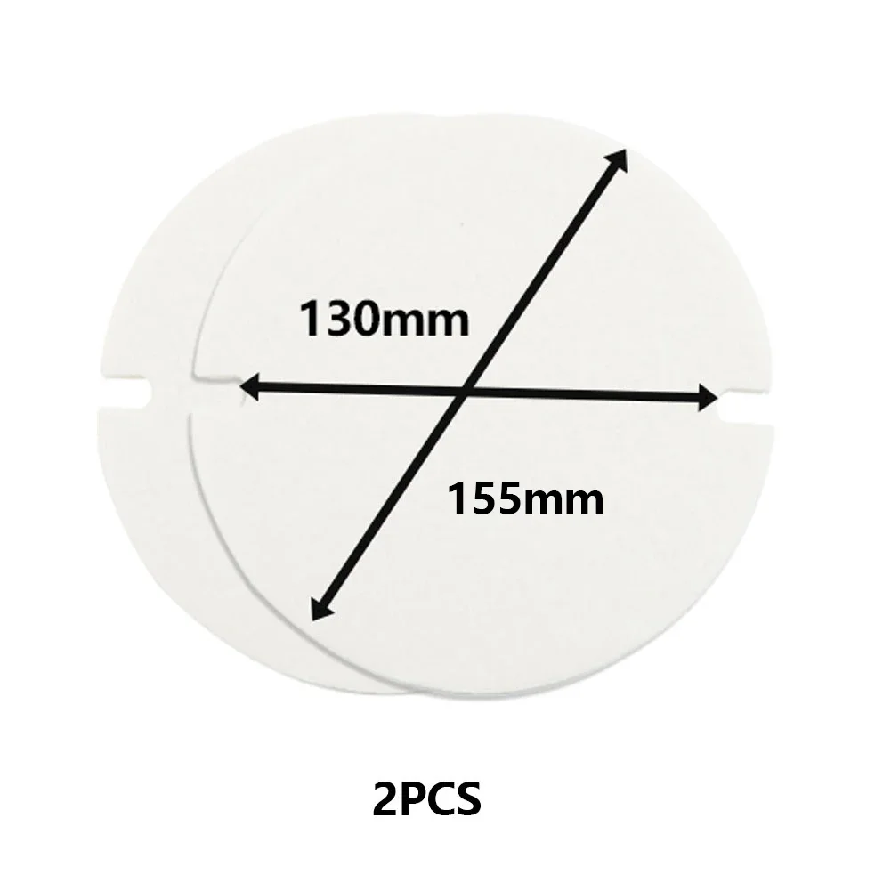 Fiber Paper Stove Pipe Seal 125/155MM Furnace Tube Heat Resistant Home Supplise Seal For Stove Pipe Flaps 2/4pcs 2mm