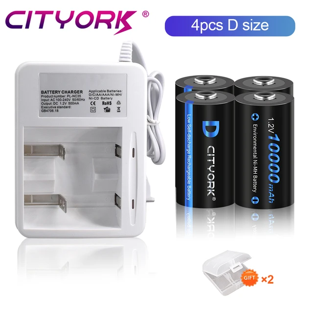 1.2V D Size Rechargeable Battery Type D R20 LR20 NI-MH Battery For Gas  Stove Water