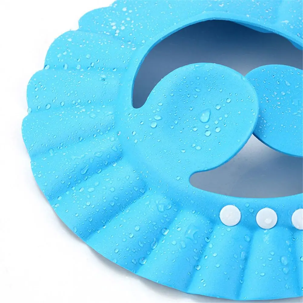 Ear Protection Child Kids Eye Protection Waterproof Portable Wash Hair Shield Bath Visor Shampoo Hat Baby Shower Caps
