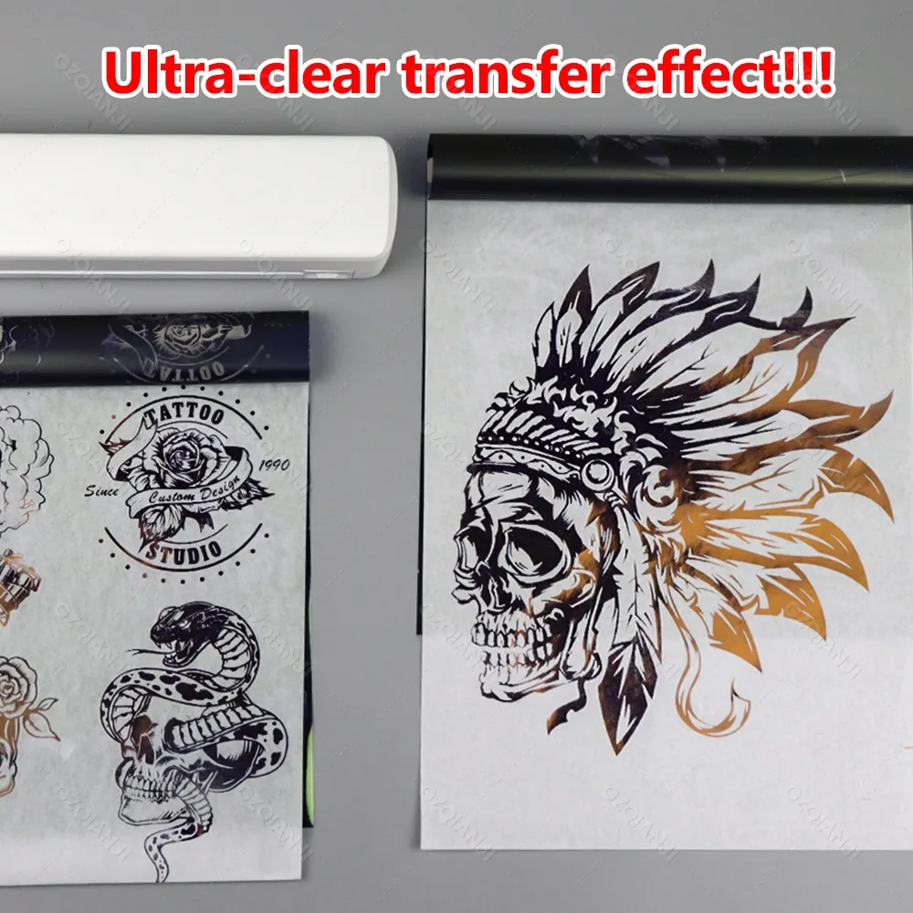 A4 Thermal PDF Word Portable Printer A4 Tattoo Photo Transfer Stencil Office Inkless Bluetooth Wireless Document Print Maker