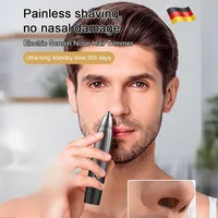 Men's Intelligent Anti Pinch Rounded Blade Electric Nose Hair Trimmer TYPE-C Charging Waterproof Multifunctional Trimmer 1