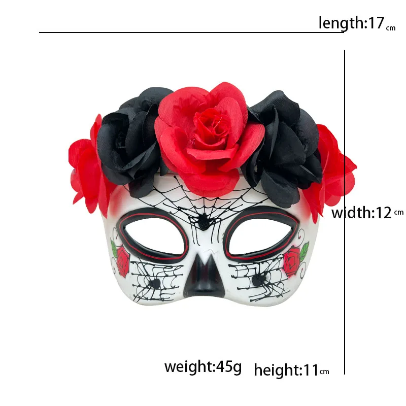 Ladies' Half Face Mask face mask halloween mask party masks 3d face masks 1PC-6PC Suitable For Role-Playing Props Such As Halloween Day of the Dead costume parties