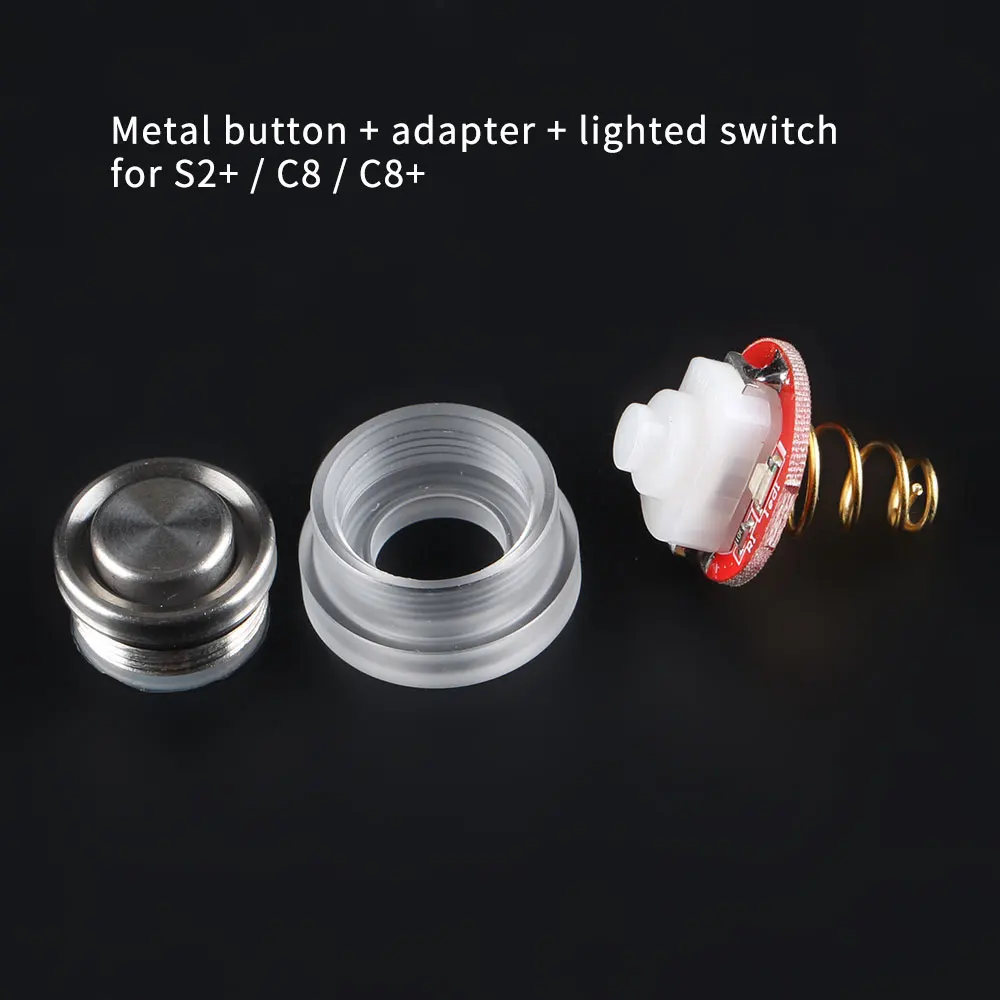 Button Light Switch Kit For Replacing Silicone Buttons Suitable For S2+ C8 C8+ S21A