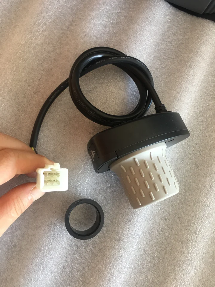 Kit poignées d'accélérateur Dorée électrique quad enfant, Electrique