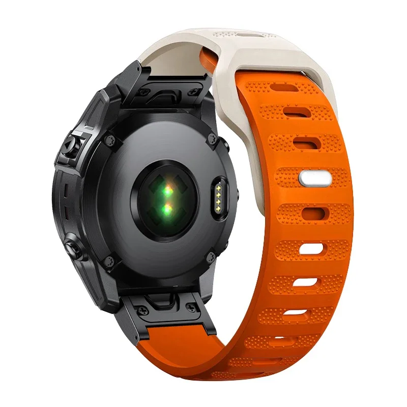 Quick Fit Silicone Strap - Premium Sports Watch Band, 22mm/26mm