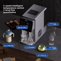 Machine à glaçons et distributeur d'eau 3 en 1 : appareil ménager de comptoir avec chauffage/refroidissement instantané, grande capacité, économie d'énergie 6