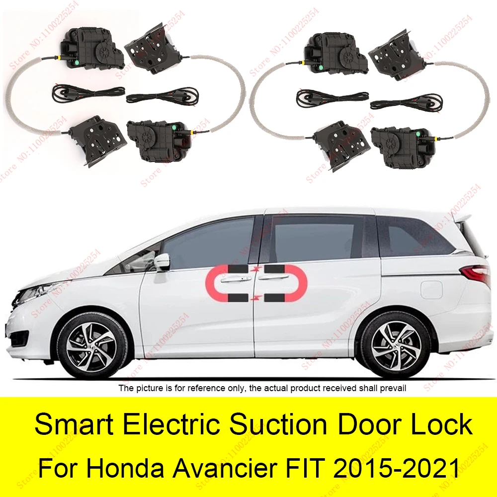 

Умный Автомобильный Электрический Всасывающий дверной замок для Honda Avancier FIT 2015-2021 автоматический мягкий закрытый супер тихий самовсасывающий дверь