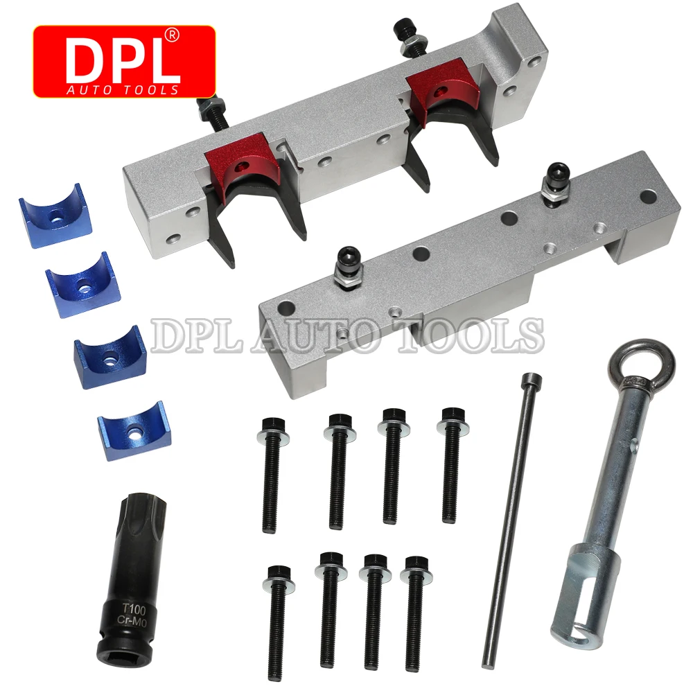 Camshaft Locking Alignment Engine Timing Tool Kit For Mercedes Benz M133 M270 M274 with Fuel Injector Remover Installer Tool 3