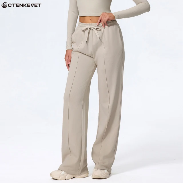 Winter Warm Fall Women Yoga Long Pants Gym Workout BaggySweatpants Female High Waist Tracksuit Bottoms Woman Drawstring Joggers