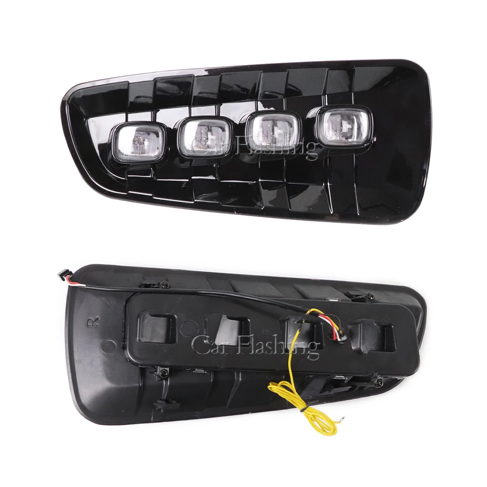 2 Feux De Jour à LED DRL + Clignotants 160lm