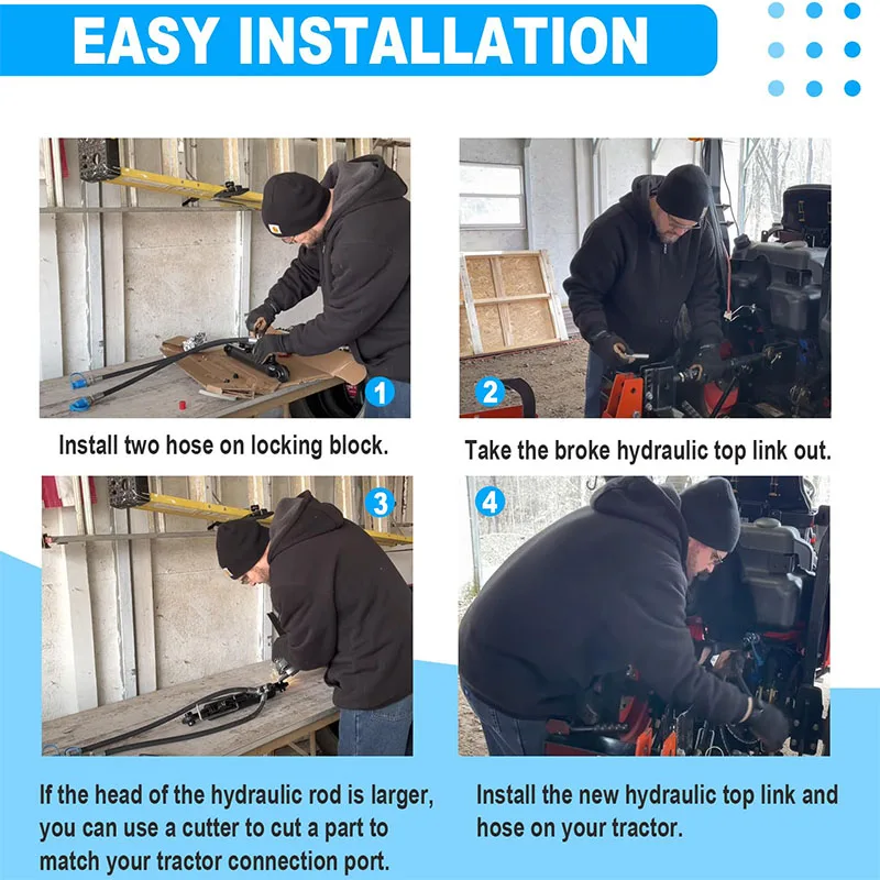 SPH320033 Replacement for Hydraulic Top Link Cat. 1-1 with Block