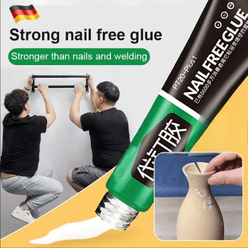 

Fast-drying punch-free nail free glue