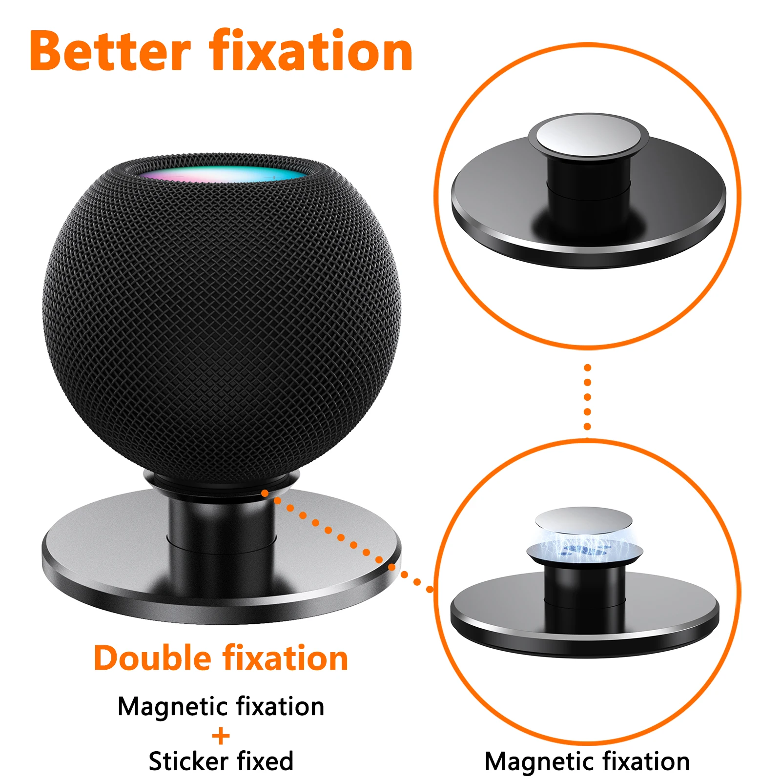 Staffa In Lega Di Alluminio Per Mini Altoparlanti Intelligenti Apple Homepod Per Apple Homepod Mini Staffa In Metallo