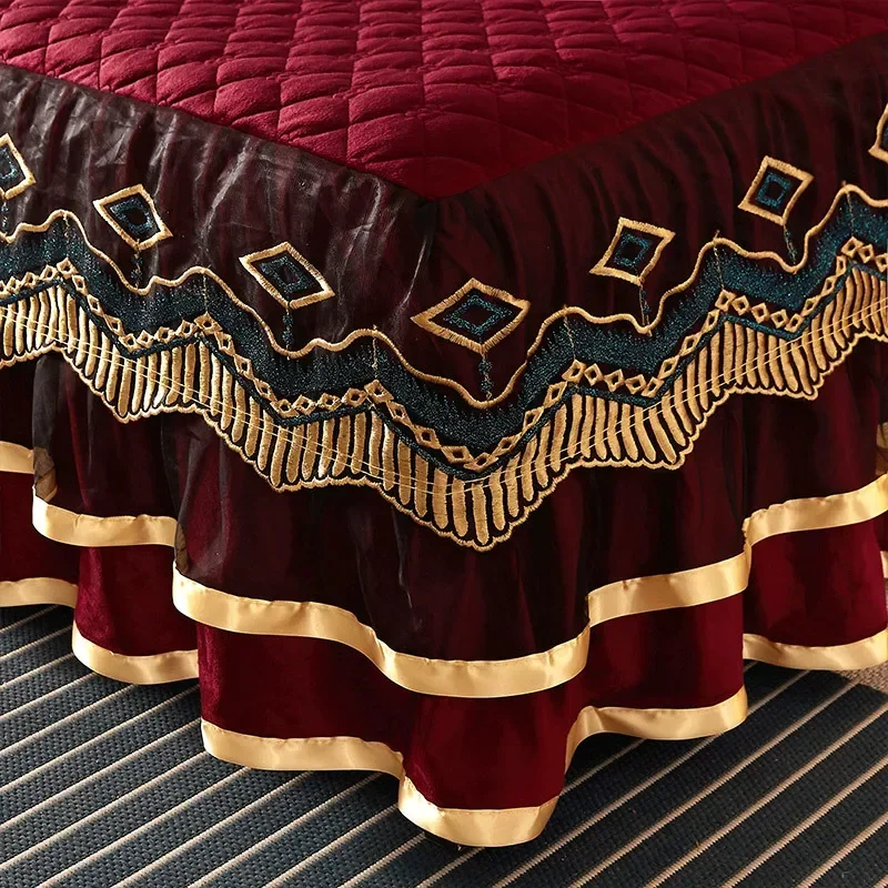 الفاخرة الشتاء كريستال المخملية رشاقته مبطن المفرش...