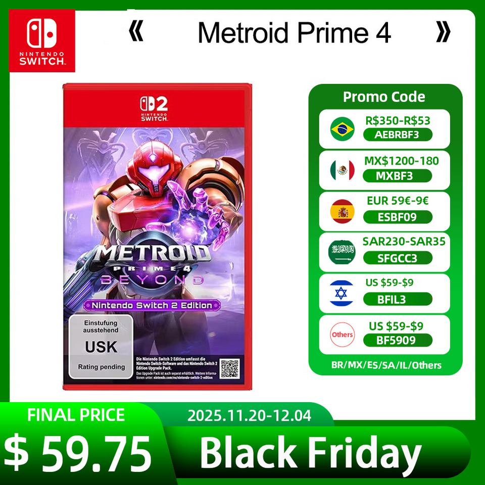 Metroid Prime4 Beyond Juegos - Nintendo Switch 2 Games Deals 100% Official Physical Game Card for Nintendo Switch 2 Game Console