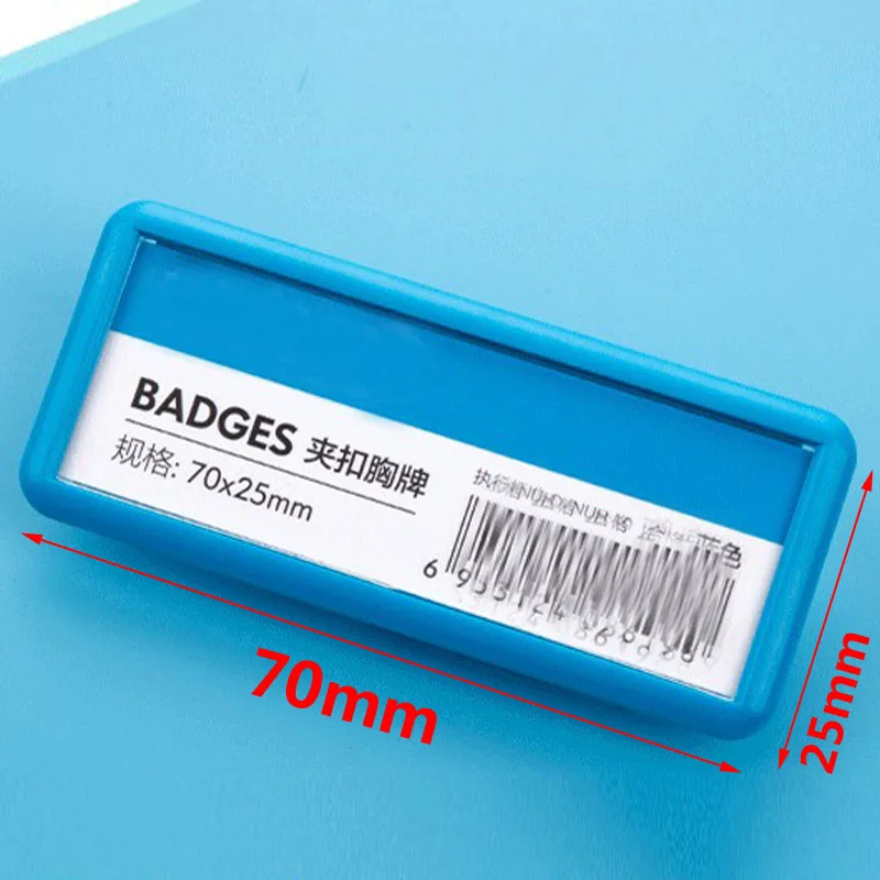 5 Pcs 70X25mm ġ  ΰ Ͻ ID ÷Ʈ öƽ ± ̸   繫 ̸ Ȧ ± б 繫 