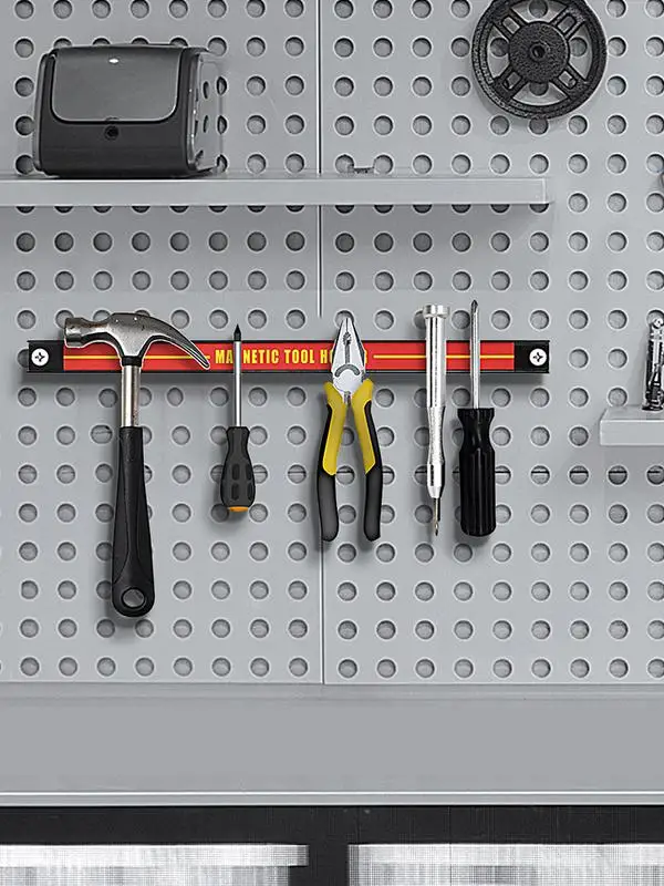 Magnetic Tool Organizer Bar for Garage and Workshop Storage
