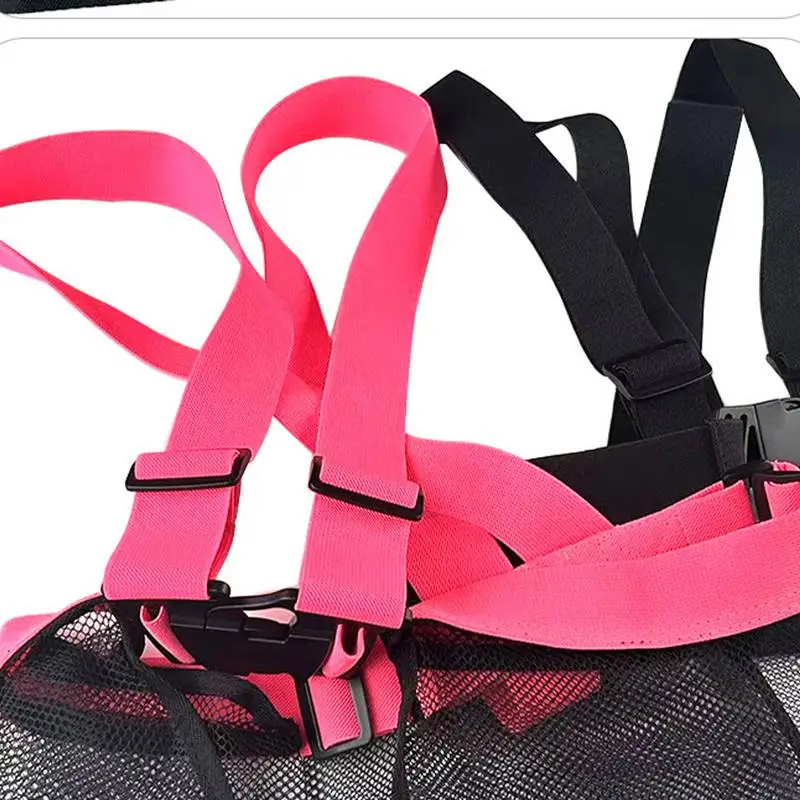 Beach Bag for Kids Outdoor Beach Bag Mesh Backpack Sturdy Buckle Design Travel Tote with Shoulder Strap for Sports Dance Travel
