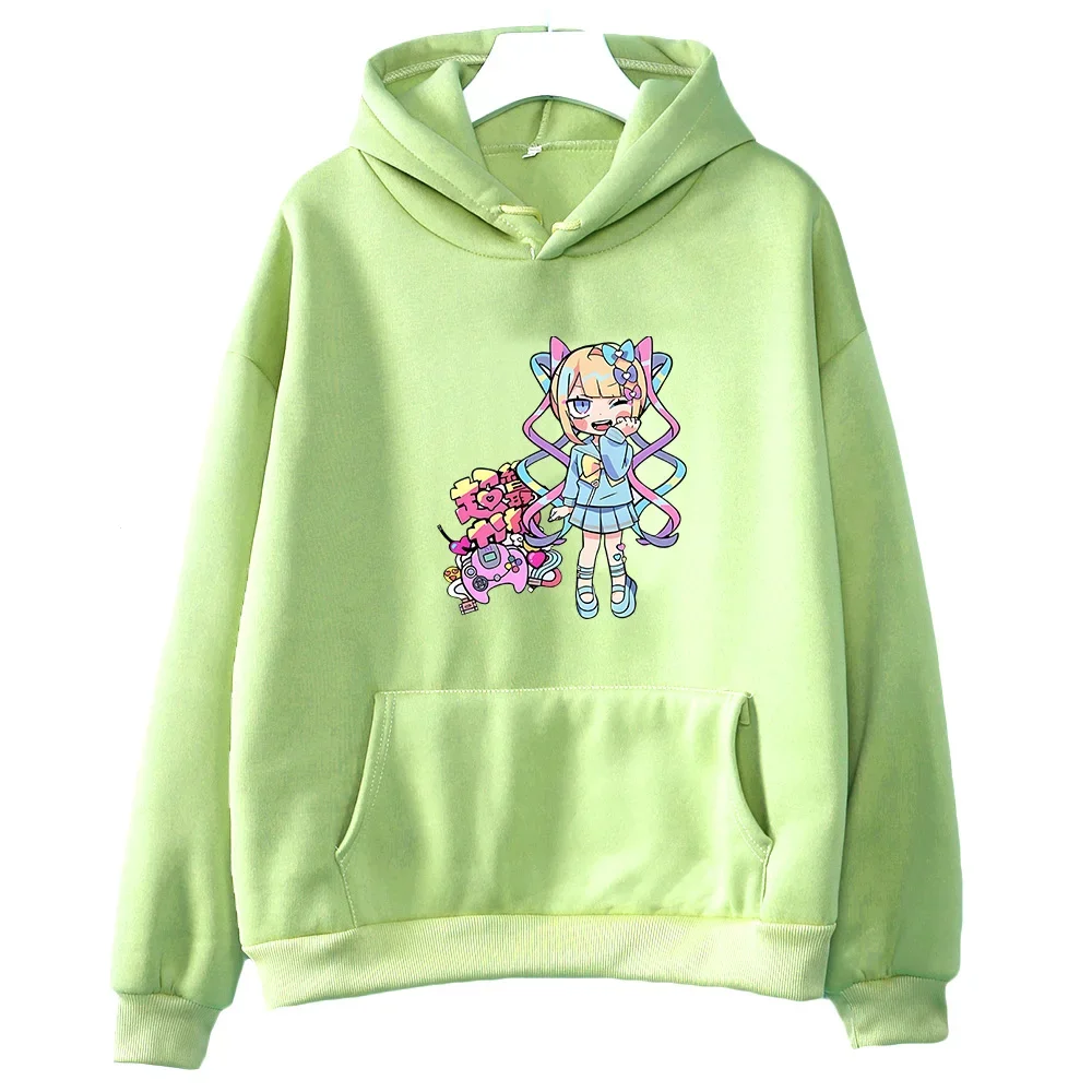 NEEDY GIRL OVERDOSE Sweatshirts Cartoon Aesthetic Hoodie Popular Anime Clothes Women Kawaii Hoody Autumn Winter Fleece Sweatwear