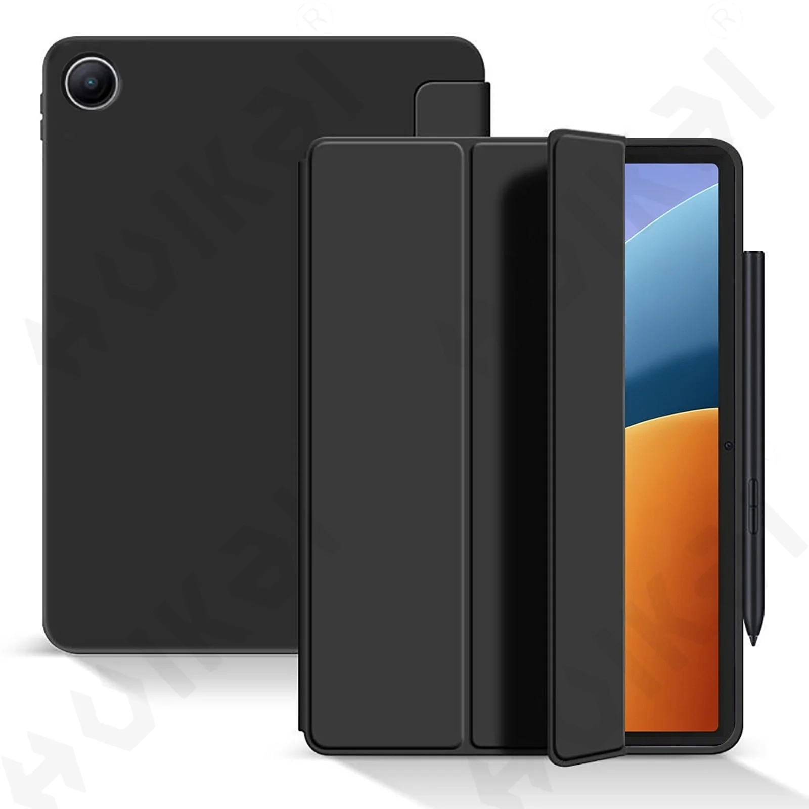 Funda para Redmi Pad, para Poco C Pad 9.7 2026, Funda Trifold con Soporte, Silicona Suave, TPU, Activación/Desactivación Automática