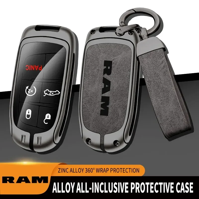 Copri Chiave Per Auto In Lega Di Zinco Per Dodge Ram Remote Control Protector Ram 1500 2500 3500 Per Dodge Car Key Case Accessori Per Auto