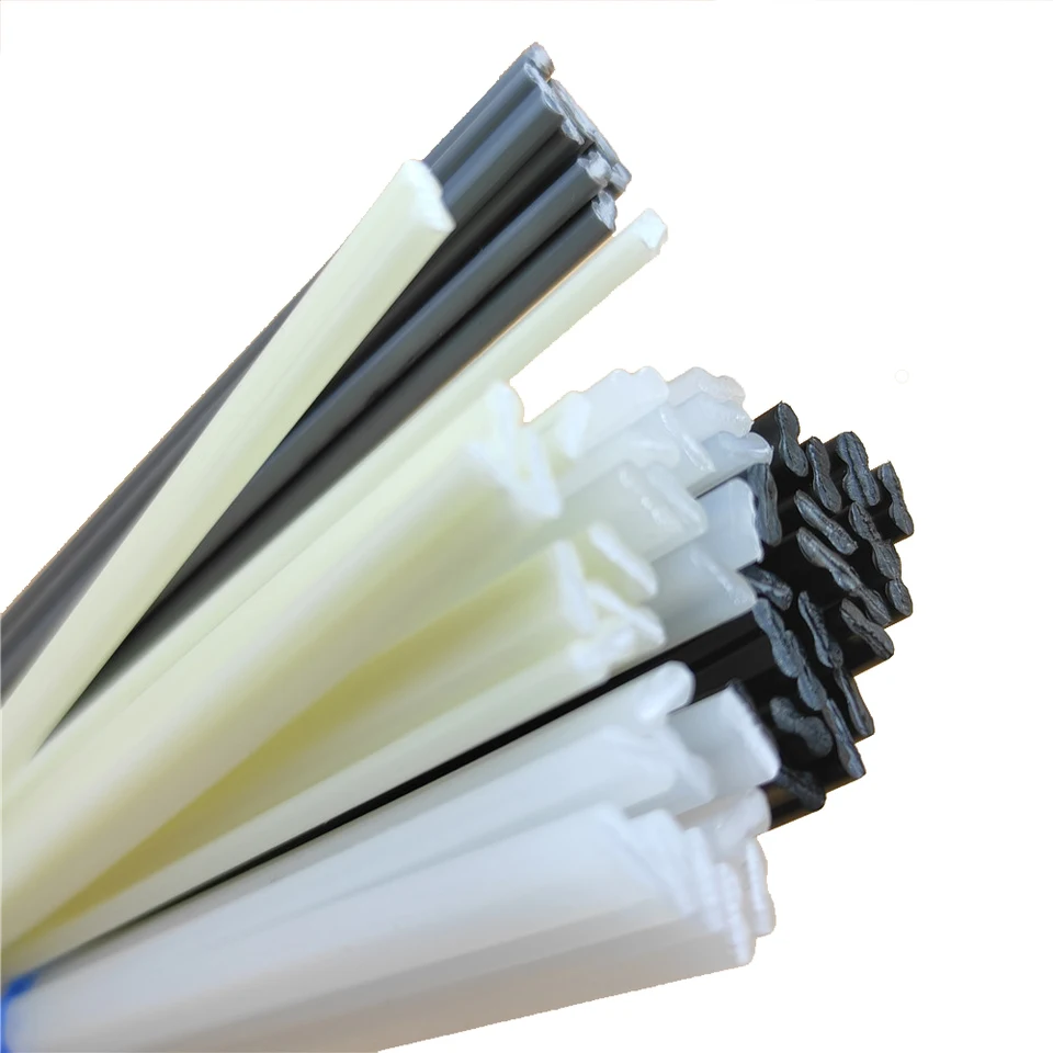 Lot De 20/50 Tiges à Souder Plastique ABS/PP/PVC/PE - 200x5x2.5mm - Outil Réparation