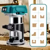 30000 RPM 5 Speeds Brushless Cordless Electric Hand Trimmer Inclined Socket Wood Router for 18V Lithium Battery 5