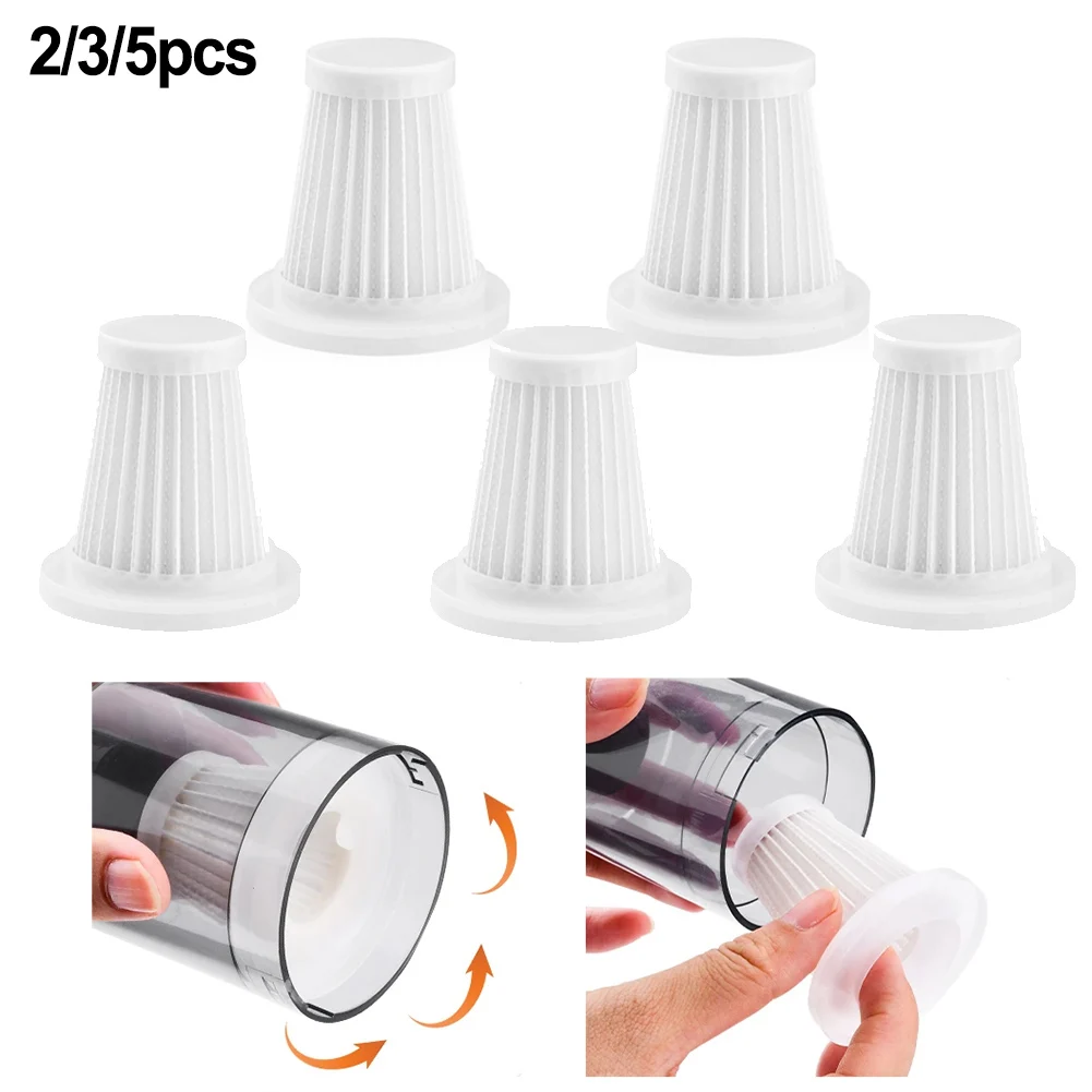 Original Vacuum Cleaner Filter 2/3/5 PCS Reusable Vacuum Cleaner Accessories Washable Filter Handheld Vacuum Cleaner Tool Filter