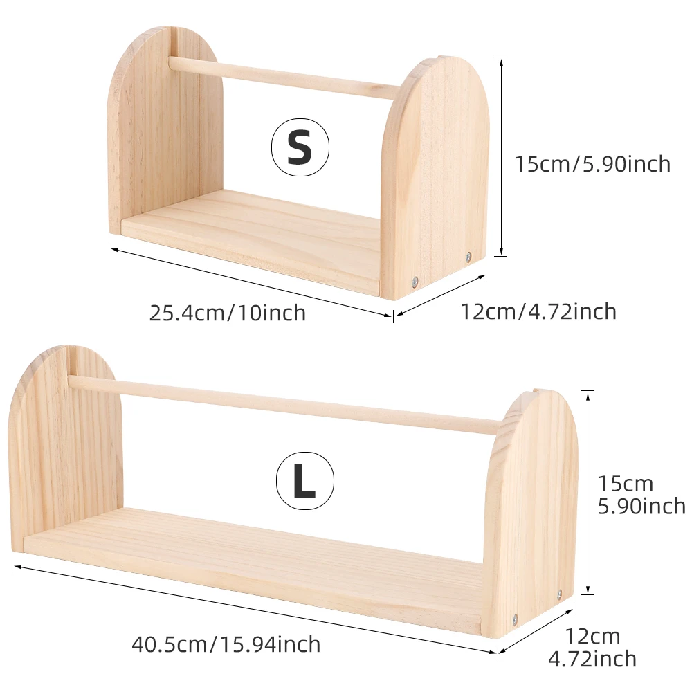 Premium Wooden Yarn Ball Holder - Elegant Storage for Knitting & Crochet Supplies