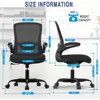 Office Chair, Comfy Desk Chair with Adjustable Lumbar Support, High Back Mesh Ergonomic Computer Chair 2