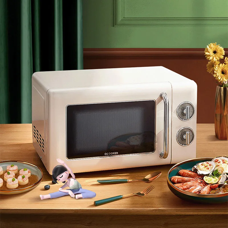 Retro Microwave Oven Household Small Multi-functional Micro-baking