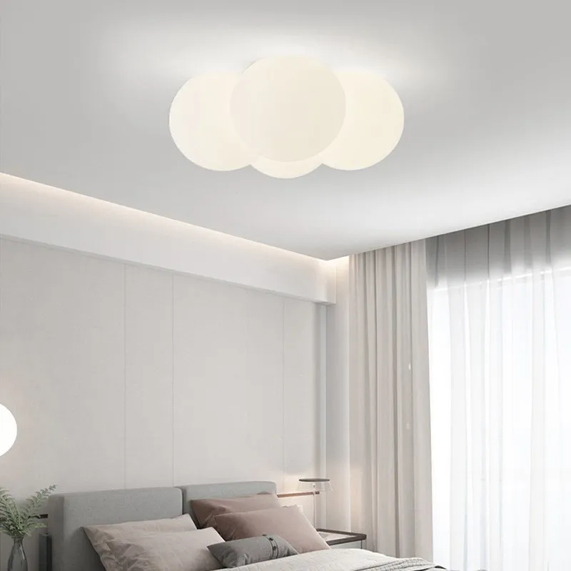 Nordic LED Cloud Pendant Light 4/8 Heads Bedroom Decor Bubbles Ceiling Fixture Dining Room Living Room Coffee Luminaires Lustre