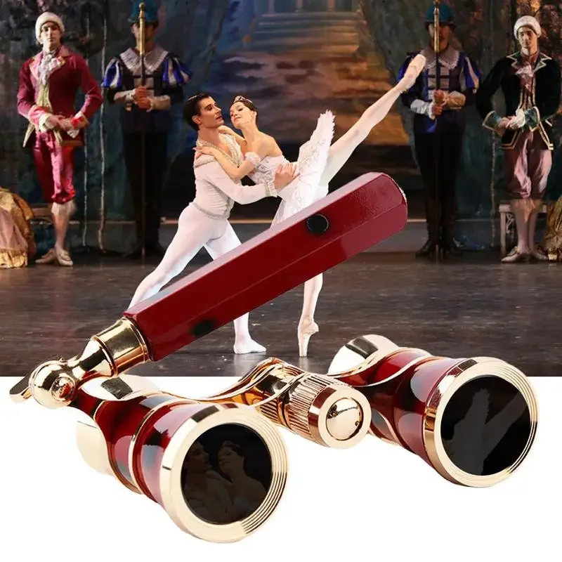 2023NEW  Theater Binoculars Binoculars Retro glasses Binoculars Mini binoculars with foldable handling for concerts
