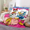 Donald Daisy Duck Printed Blanket for Home Travel Soft and Comfortable Blanket for Adults and Children Cartoon Warm Blanket Gift 3