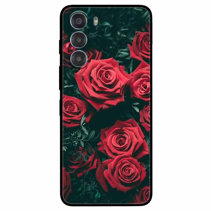 Cute Cartoon Soft TPU Silicone Phone Case - Painted Cat Design